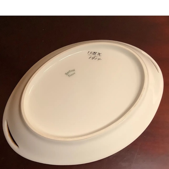 Antique Haviland Limoges Art Deco Tray \ Artist Signed - Picture 4 of 6